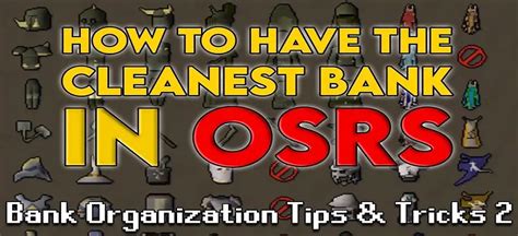 bank space osrs|OSRS bank organization .